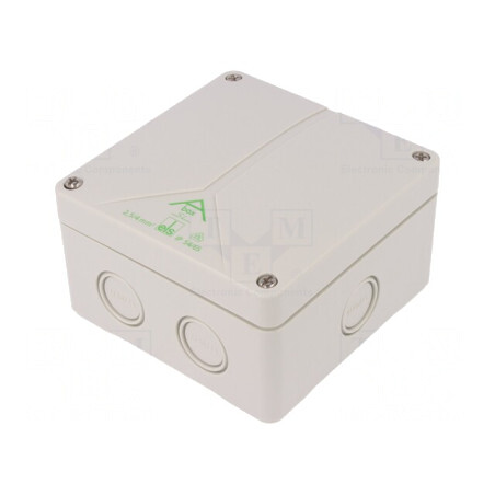 Cutie de conexiuni polistiren 110x110x67 mm | Electronic-mag.ro | Componente Electronice