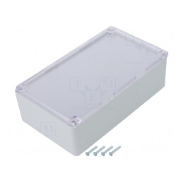 Carcasă universală 95x160x49mm ABS gri | Electronic-mag.ro | Componente Electronice