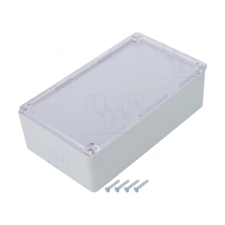 Carcasă universală 95x160x49mm ABS gri | Electronic-mag.ro | Componente Electronice