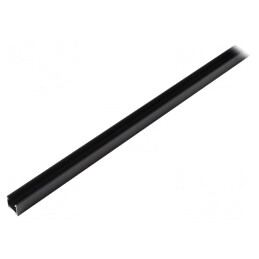 Profil Aluminiu Negru pentru Module LED 2m LINEA20 | Electronic-mag.ro | Componente Electronice