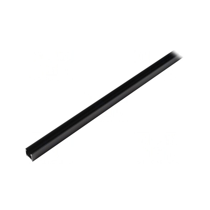 Profil Aluminiu Negru pentru Module LED 2m LINEA20 | Electronic-mag.ro | Componente Electronice
