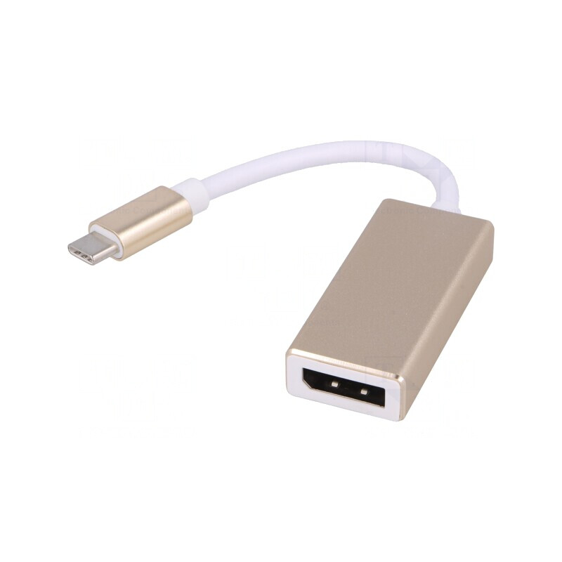 Adaptor USB 3.1 DisplayPort la USB C 0,15m | Electronic-mag.ro | Componente Electronice