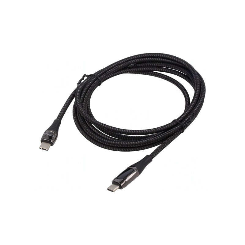 Cablu USB C 2m Negru 480Mbps | Electronic-mag.ro | Componente Electronice Cablu USB C 2m Negru 480Mbps | Electronic-mag.ro | Componente Electronice