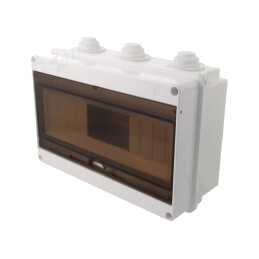 Carcasă modulară albă IP40 12 module | Electronic-mag.ro | Componente Electronice