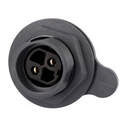 Conector Circular Soclu Mamă 2 Pin Nichelat Buccaneer 7000 | Electronic-mag.ro | Componente Electronice