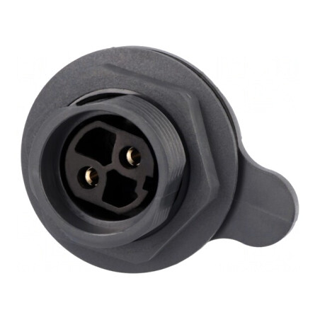 Conector Circular Soclu Mamă 2 Pin Nichelat Buccaneer 7000 | Electronic-mag.ro | Componente Electronice