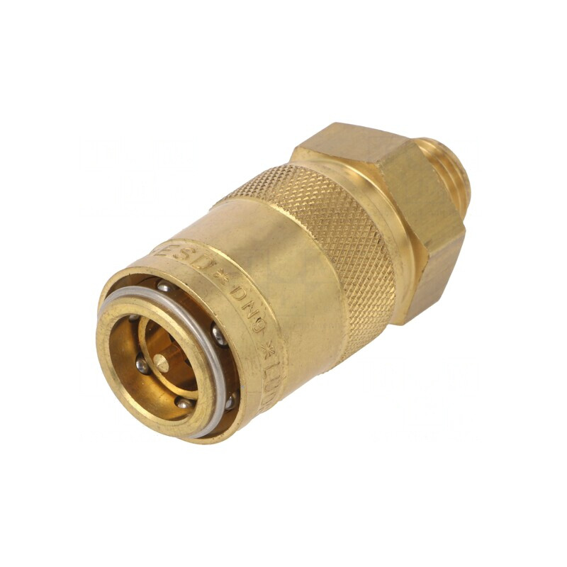 Conector Rapid Alamă cu Supapă 15bar FPM GZ14 | Electronic-mag.ro | Componente Electronice