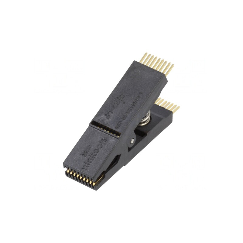 Clips de măsurare neagră aurit 10mm SO18 SOIC18 SOJ18 | Electronic-mag.ro | Componente Electronice