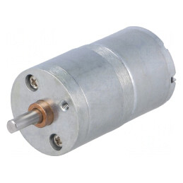 Motor DC cu Transmisie 2-7.5V 600mA Ax Crestătură D 75:1 | Electronic-mag.ro | Componente Electronice