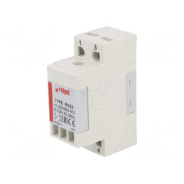 Releu Electromagnetic DPST-NO 230VAC 25A 400VAC 3VA | Electronic-mag.ro | Componente Electronice