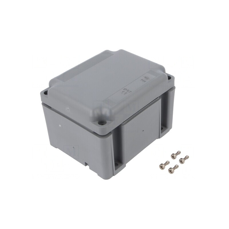 Carcasă Universală Gri Închis IP65 115x145x94.5mm | Electronic-mag.ro | Componente Electronice