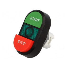 Comutator Dublu 22mm Verde-Roșu IP66 | Electronic-mag.ro | Componente Electronice