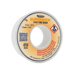 Bandă de dezlipit fără halogenuri cu colofoniu RMA ROL0 | Electronic-mag.ro | Componente Electronice