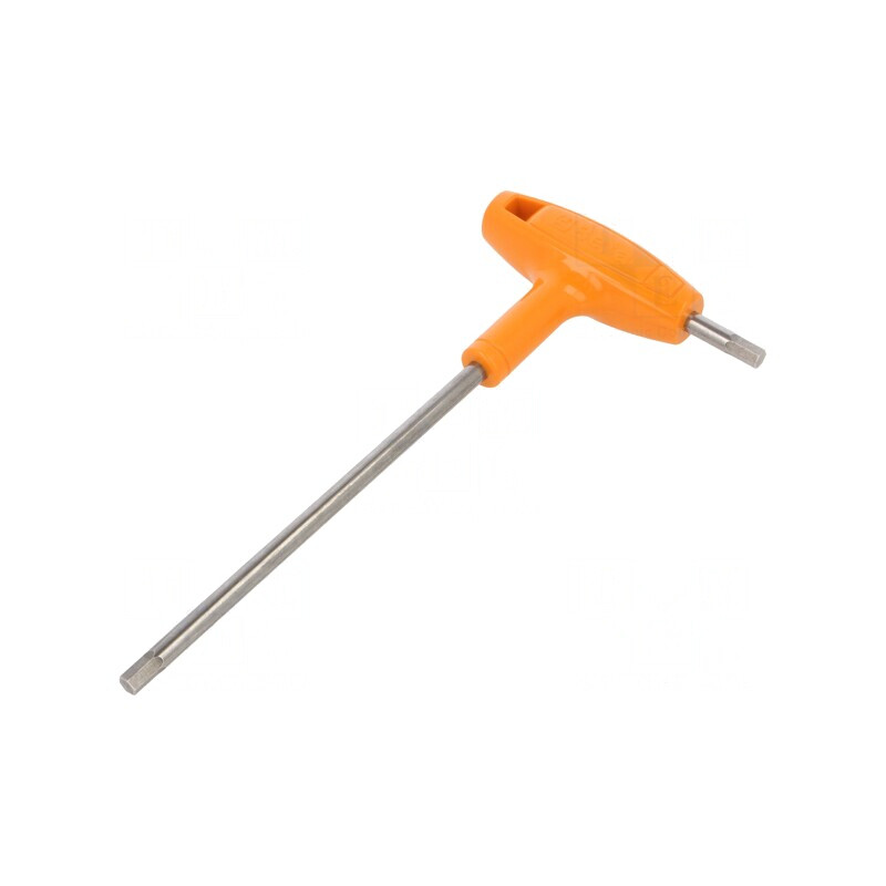 Cheie imbus HEX 6mm cu mâner T, oțel inoxidabil 221mm | Electronic-mag.ro | Componente Electronice