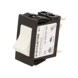 Întrerupător de supracurent 240V 7A DPST Poli 2 | Electronic-mag.ro | Componente Electronice