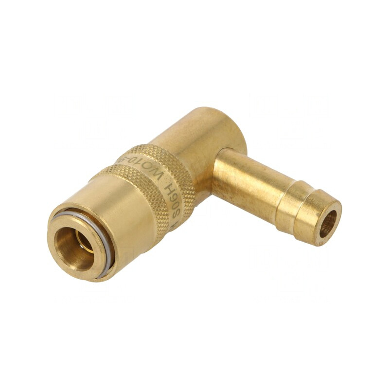 Conector Rapid Unghi 90° Alamă 10bar FPM | Electronic-mag.ro | Componente Electronice