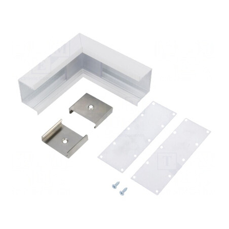 Conector 90° Alb Aluminiu VARIO30-07 | Electronic-mag.ro | Componente Electronice