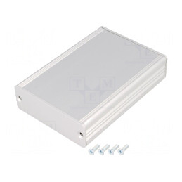 Carcasă aluminiu gri AKG 71x100x24mm | Electronic-mag.ro | Componente Electronice