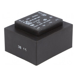 Transformator încapsulat 7VA 230V 12V 583mA PCB | Electronic-mag.ro | Componente Electronice