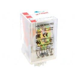 Releu electromagnetic 3PDT 24VDC 20A | Electronic-mag.ro | Componente Electronice