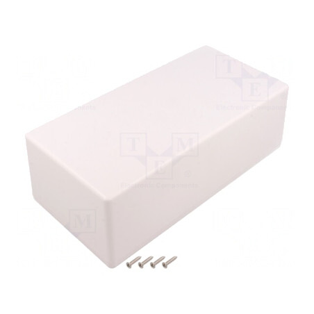 Carcasă Universală IP40 ABS Albă 110x220x75mm | Electronic-mag.ro | Componente Electronice