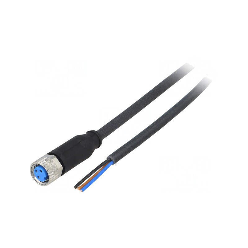 Cablu de conectare M8 3PIN 2m 60VAC 4A | Electronic-mag.ro | Componente Electronice