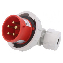 Conector alimentare AC trifazat mufă tată 16A 400VAC IP67 | Electronic-mag.ro | Componente Electronice