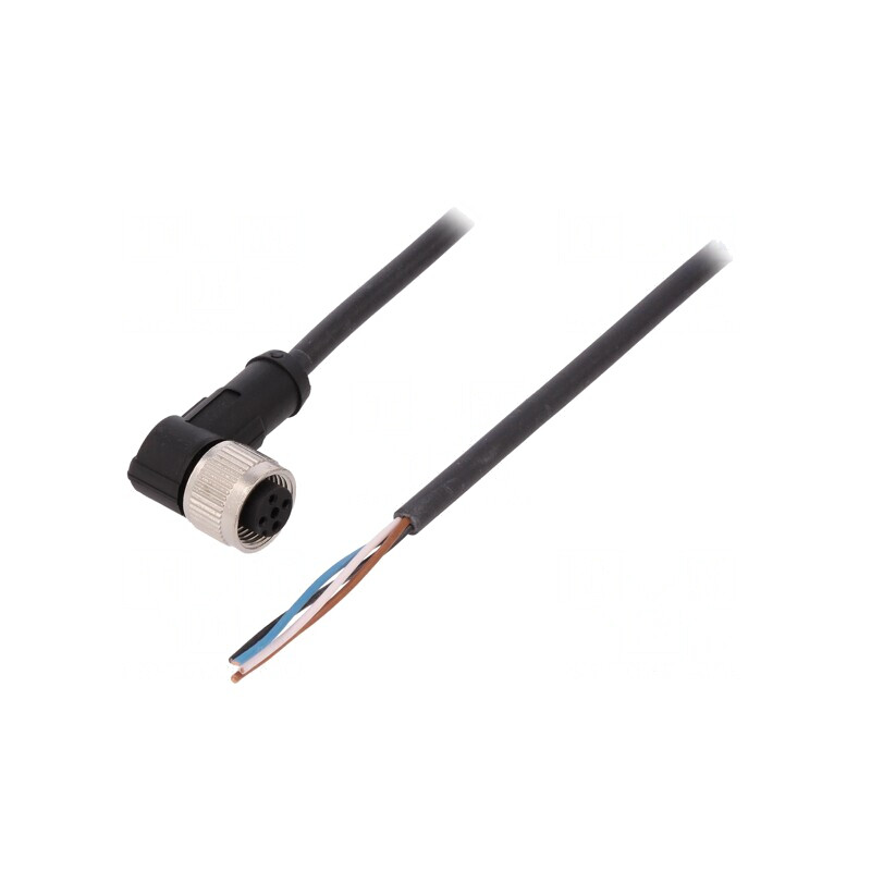 Cablu de conectare M12 unghi 4 pini 5m 250VAC 4A PUR | Electronic-mag.ro | Componente Electronice Cablu de conectare M12 unghi 4 pini 5m 250VAC 4A PUR | Electronic-mag.ro | Componente Electronice