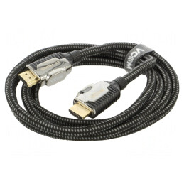 Cablu HDMI 2.1 3m HDCP 2.2 PVC | Electronic-mag.ro | Componente Electronice