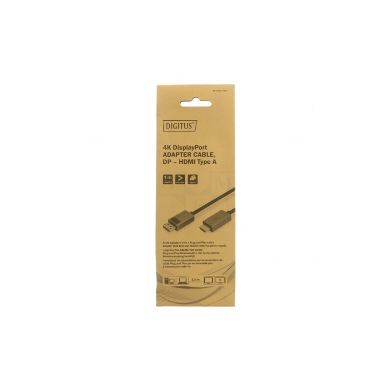 Cablu DisplayPort 1.2 la HDMI 2.0, 1m | Electronic-mag.ro | Componente Electronice