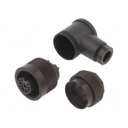 Mufă Mamă Circulară 7 Pin 250V pe Cablu RD24 | Electronic-mag.ro | Componente Electronice