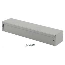 Carcasă Universală Aluminiu Gri 1411 56x254x41mm | Electronic-mag.ro | Componente Electronice