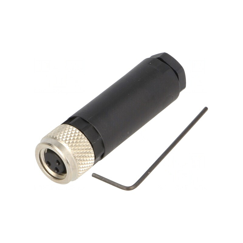 Conector M8 Mamă 3 PIN Drept pe Cablu 4A | Electronic-mag.ro | Componente Electronice Conector M8 Mamă 3 PIN Drept pe Cablu 4A | Electronic-mag.ro | Componente Electronice