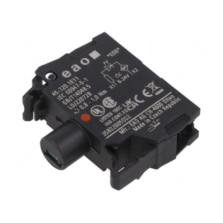 Element de iluminare 22mm pentru placă frontală, 6-24VAC | Electronic-mag.ro | Componente Electronice