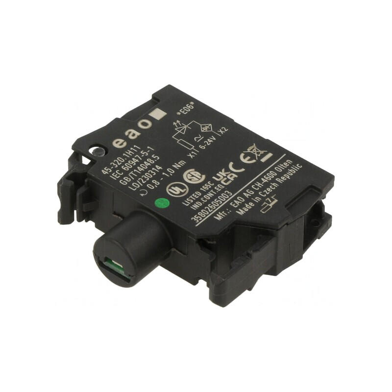 Element de iluminare 22mm pentru placa frontală 6-24VAC | Electronic-mag.ro | Componente Electronice