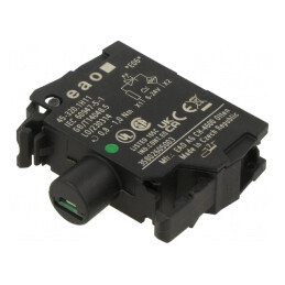 Element de iluminare 22mm pentru placa frontală 6-24VAC | Electronic-mag.ro | Componente Electronice
