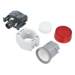 Lumină de Control 22mm Roșie IP65 | Electronic-mag.ro | Componente Electronice