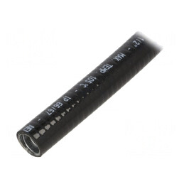 Tub de Protecție din Oțel Galvanizat 21mm 55-105°C HFX Negru | Electronic-mag.ro | Componente Electronice