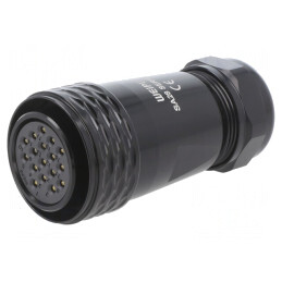Mufă SA28 Mamă 17 PIN IP67 10A 500V | Electronic-mag.ro | Componente Electronice