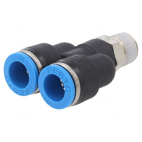 Racord Push-in Y 0,95-6bar PBT QS | Electronic-mag.ro | Componente Electronice