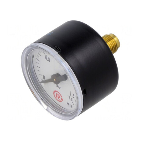 Manometru 0-1,6 bar 40mm Lichide și Gaze Inerte | Electronic-mag.ro | Componente Electronice