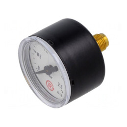 Manometru 40mm Lichide și Gaze 0-2.5 bar | Electronic-mag.ro | Componente Electronice