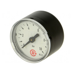 Manometru 0-10 bar 40mm Lichide și Gaze Inerte | Electronic-mag.ro | Componente Electronice