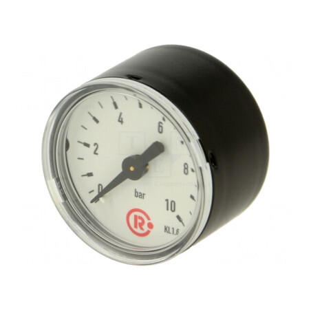 Manometru 0-10 bar 40mm Lichide și Gaze Inerte | Electronic-mag.ro | Componente Electronice
