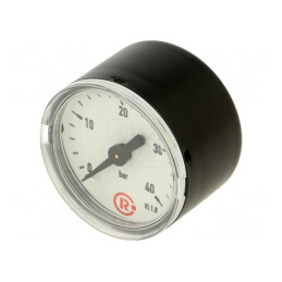 Manometru 40mm 0-40bar pentru Lichide și Gaze Inerte | Electronic-mag.ro | Componente Electronice