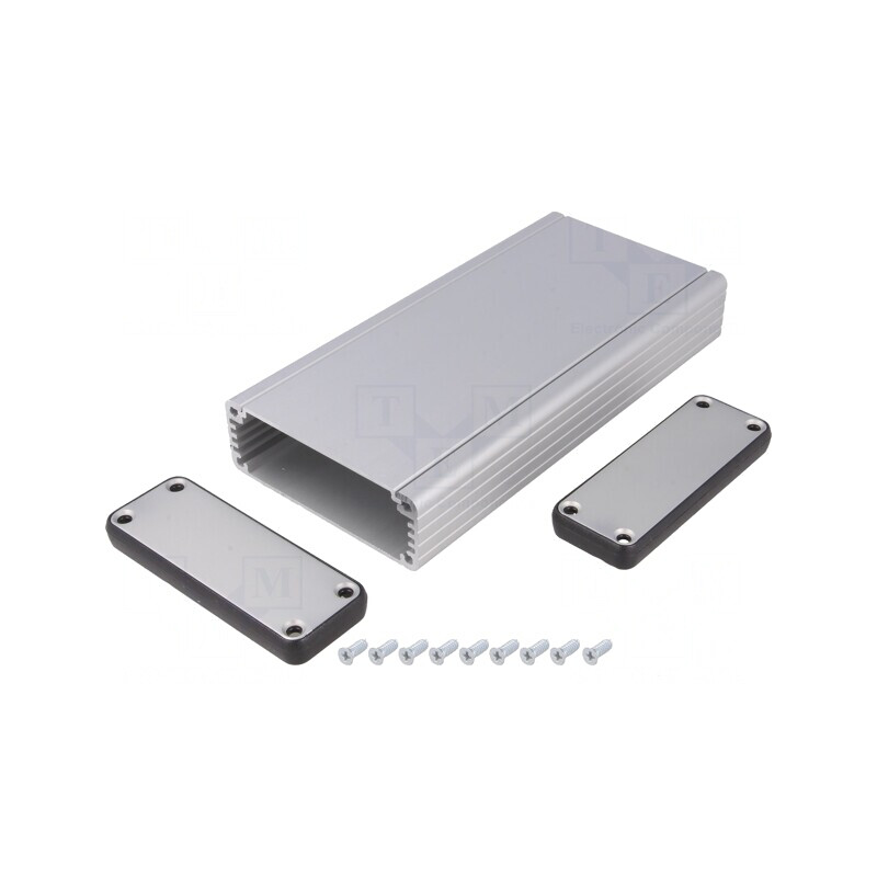 Carcasă Aluminiu Gri 78x27x160mm | Electronic-mag.ro | Componente Electronice