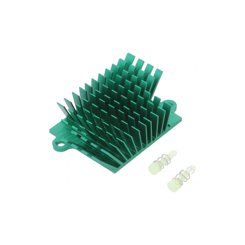 Radiator extrudat cu aripioare BGA verde 41x45mm | Electronic-mag.ro | Componente Electronice Radiator extrudat cu aripioare BGA verde 41x45mm | Electronic-mag.ro | Componente Electronice