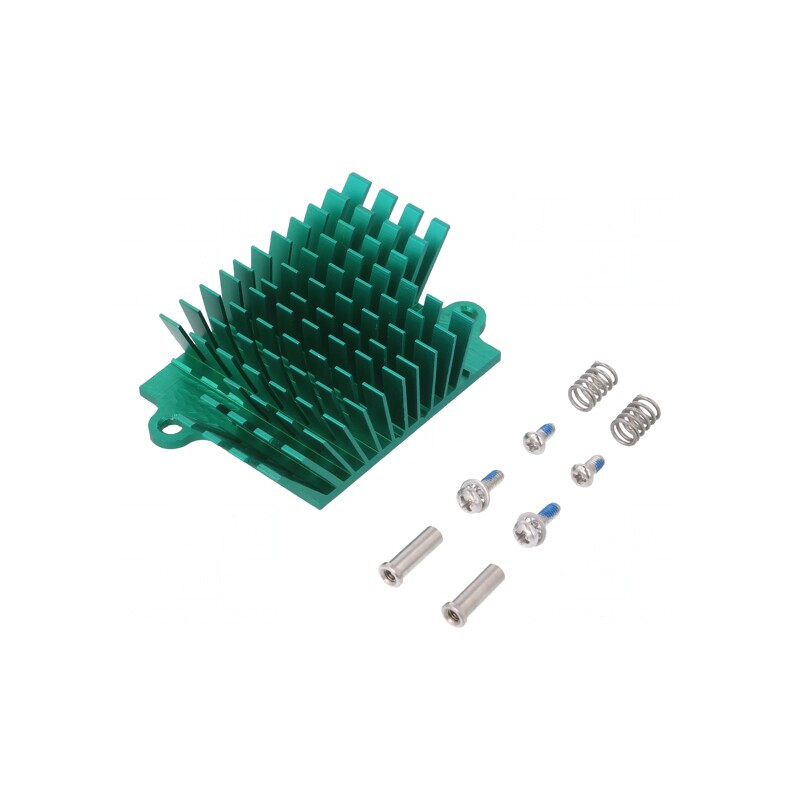 Radiator extrudat cu aripioare BGA verde 41mm x 45mm | Electronic-mag.ro | Componente Electronice Radiator extrudat cu aripioare BGA verde 41mm x 45mm | Electronic-mag.ro | Componente Electronice