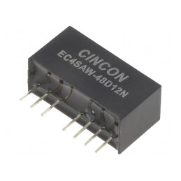 Convertor DC/DC 12V și -12V 5/6W 18-75V | Electronic-mag.ro | Componente Electronice