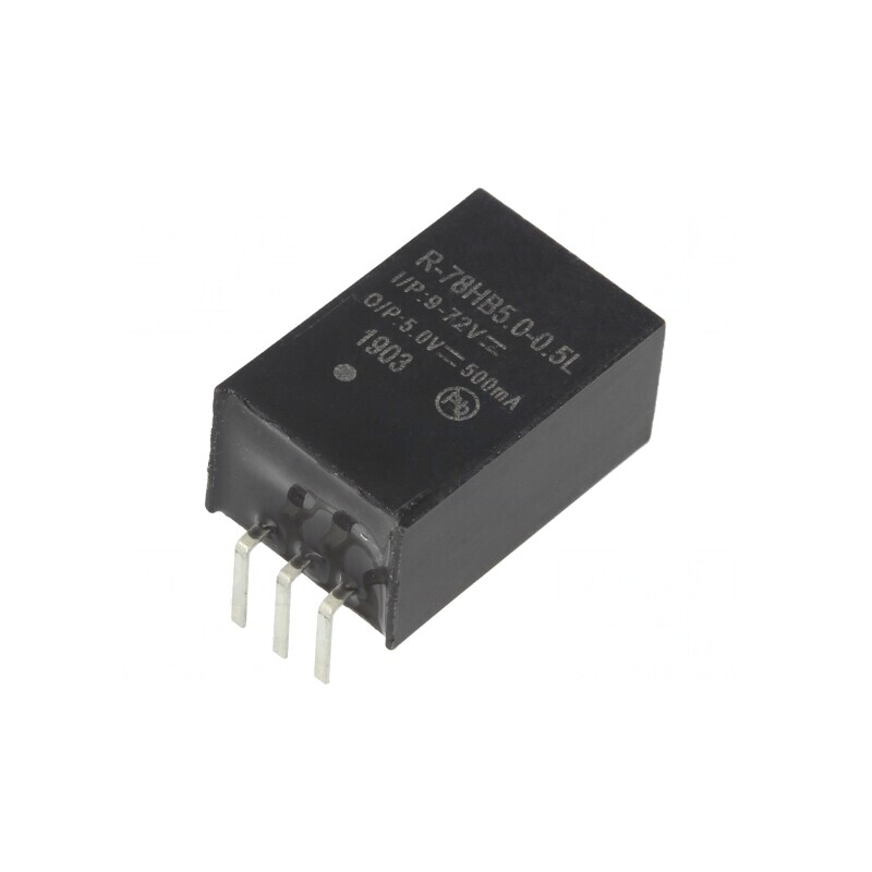 Convertor DC/DC 2,5W 9-72V la 5V 0,5A SIP3 | Electronic-mag.ro | Componente Electronice Convertor DC/DC 2,5W 9-72V la 5V 0,5A SIP3 | Electronic-mag.ro | Componente Electronice